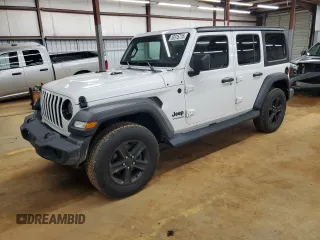 2021 Jeep Wrangler Unlimited Sport S with VIN 1C4HJXDN6MW667012, listed as a Copart auction lot 56915715 with 40,744 mi miles and Salvage title. Bid and sale history available at DreamBid. Image 1.