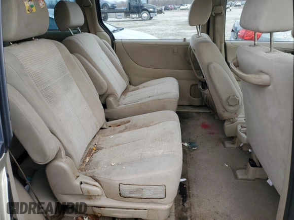 2004 Mazda MPV LX with VIN JM3LW28A840502496, listed as a Copart auction lot 80946673 with 117,423 mi miles and Salvage Title. Bid and sale history available at carsss.com. Image 11.