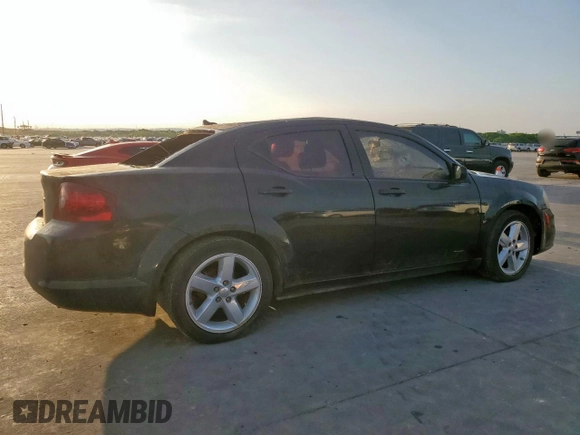 2013 Dodge Avenger SE with VIN 1C3CDZAB6DN506161, listed as a Copart auction lot 53700725 with Not Provided miles and Clean Title. Bid and sale history available at carsss.com. Image 3.