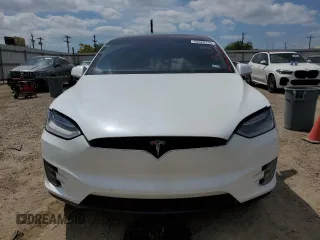 2020 Tesla Model X Long Range with VIN 5YJXCDE20LF303678, listed as a Copart auction lot 53026705 with Not Provided miles and Salvage Title. Bid and sale history available at carsss.com. Image 5.