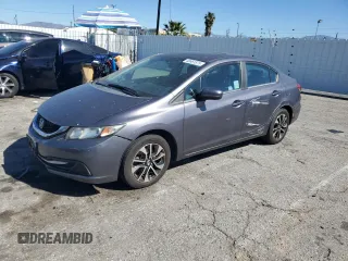 2014 Honda Civic Sedan EX with VIN 19XFB2F84EE259683, listed as a Copart auction lot 46661875 with 68,967 mi miles and Clean Title. Bid and sale history available at carsss.com. Image 1.