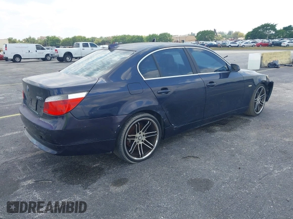 2005 BMW 5 Series 530i with VIN WBANA73595CR59676, listed as a IAAI auction lot 42040956 with 215,297 mi miles and . Bid and sale history available at DreamBid. Image 4.