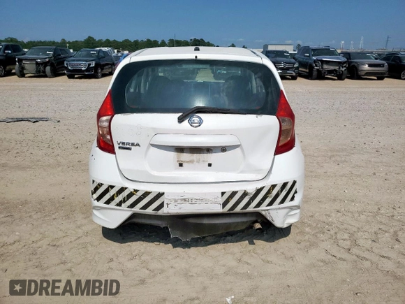 2017 Nissan Note S Plus with VIN 3N1CE2CP0HL356825, listed as a Copart auction lot 59144785 with 117,068 mi miles and Clean title. Bid and sale history available at DreamBid. Image 6.