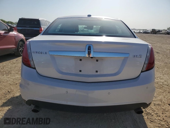 2012 Lincoln MKS with VIN 1LNHL9DR1CG806329, listed as a Copart auction lot 52293485 with 115,762 mi miles and Salvage Title. Bid and sale history available at carsss.com. Image 6.