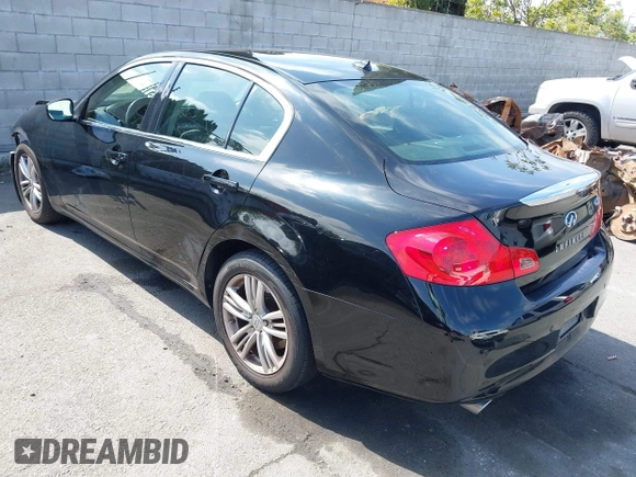 2013 Infiniti G37 x with VIN JN1CV6ARXDM350266, listed as a IAAI auction lot 42184406 with 85,600 mi miles and . Bid and sale history available at carsss.com. Image 3.