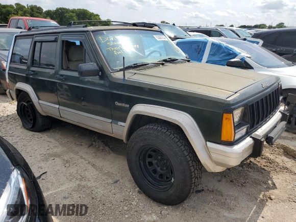 1995 Jeep Cherokee Country with VIN 1J4FJ78S4SL631318, listed as a Copart auction lot 63087634 with 295,577 mi miles and Salvage Title. Bid and sale history available at carsss.com. Image 4.
