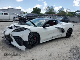 2021 Chevrolet Corvette 1LT with VIN 1G1YA3D47M5119941, listed as a Copart auction lot 60263045 with 35,346 mi miles and Salvage title. Bid and sale history available at DreamBid. Image 1.