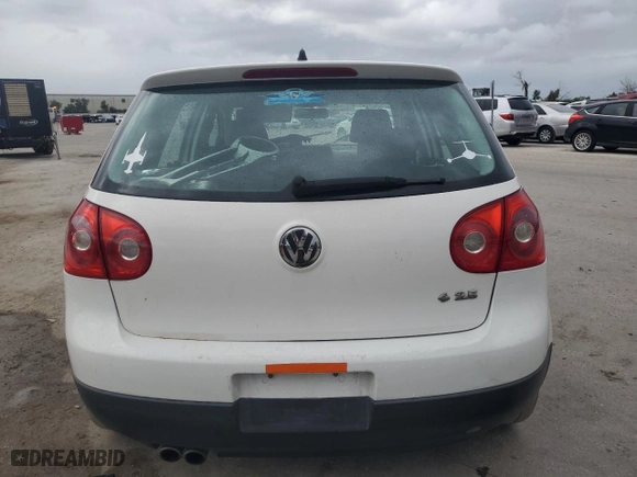 2007 Volkswagen Rabbit with VIN WVWDR71K27W112404, listed as a Copart auction lot 78474444 with 121,450 mi miles and Salvage Title. Bid and sale history available at carsss.com. Image 6.