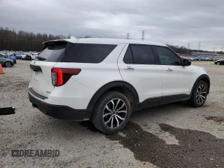 2022 Ford Explorer ST-Line with VIN 1FMSK8KH2NGA28901, listed as a Copart auction lot 48319385 with 51,394 mi miles and Clean title. Bid and sale history available at DreamBid. Image 3.