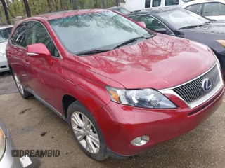 2010 Lexus RX 450h with VIN JTJZB1BA0A2001438, listed as a IAAI auction lot 41929519 with 212,730 mi miles and . Bid and sale history available at DreamBid. Image 1.