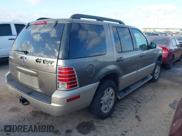 2005 Mercury Mountaineer Convenience z VIN 4M2ZU86W85ZJ07395, wystawiony jako IAAI lot #41767380 z przebiegiem 276 551 mil mil oraz . Historia ofert i sprzedaży dostępna na DreamBid. Obrazek 4.