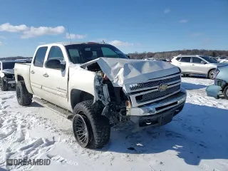 2012 Chevrolet Silverado 1500 LTZ with VIN 3GCPKTE72CG145251, listed as a Copart auction lot 45726985 with 0 mi miles and Salvage Title. Bid and sale history available at carsss.com. Image 11.