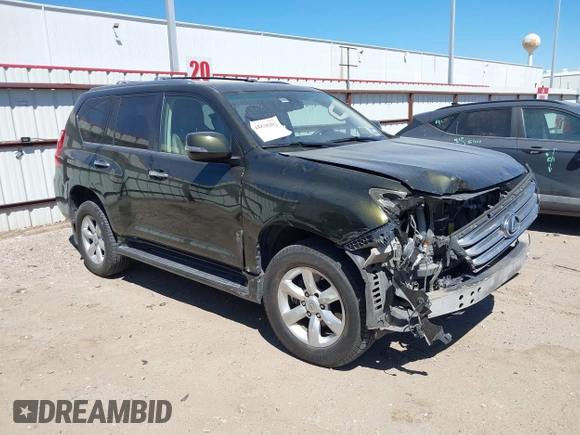 2010 Lexus GX 460 with VIN JTJBM7FX7A5001593, listed as a IAAI auction lot 41838302 with 145,484 mi miles and . Bid and sale history available at DreamBid. Image 1.