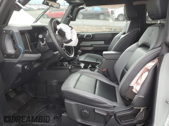 2022 Ford Bronco with VIN 1FMDE5AH3NLB08313, listed as a Copart auction lot 81641324 with 25,636 mi miles and Salvage title. Bid and sale history available at DreamBid. Image 7.