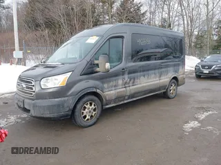 2016 Ford Transit Passenger XL with VIN 1FBZX2CM8GKA41041, listed as a IAAI auction lot 41655133 with 109,546 mi miles and . Bid and sale history available at DreamBid. Image 2.