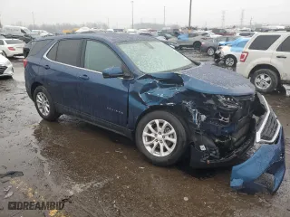2020 Chevrolet Equinox LT with VIN 3GNAXJEV1LL266653, listed as a Copart auction lot 46969255 with 52,789 mi miles and Non Repairable. Bid and sale history available at carsss.com. Image 4.