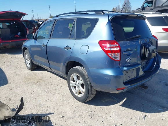 2012 Toyota RAV4 with VIN JTMBK4DV9C5108639, listed as a IAAI auction lot 41864396 with 162,182 mi miles. Bid and sale history available at carsss.com. Image 3.
