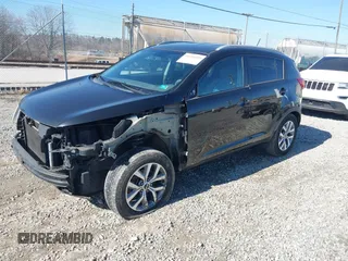 2016 Kia Sportage LX with VIN KNDPB3ACXG7825886, listed as a IAAI auction lot 41454209 with 167,778 mi miles. Bid and sale history available at carsss.com. Image 2.