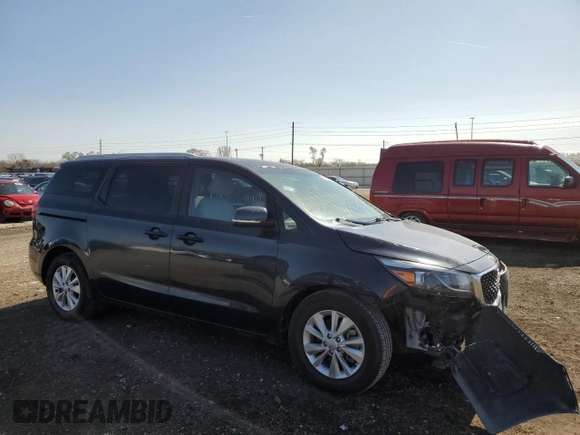 2016 Kia Sedona LX with VIN KNDMB5C16G6085320, listed as a Copart auction lot 51260455 with 142,034 mi miles and Salvage Title. Bid and sale history available at carsss.com. Image 4.