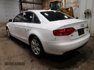 2011 Audi A4 Premium with VIN WAUBFAFL3BA066048, listed as a Copart auction lot 53758365 with 121,373 mi miles and Salvage Title. Bid and sale history available at carsss.com. Image 2.