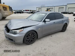 2006 BMW 5 Series 550i with VIN WBANB53526CP02300, listed as a Copart auction lot 80084714 with Not Provided miles and Salvage Title. Bid and sale history available at DreamBid. Image 1.
