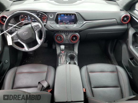 2021 Chevrolet Blazer RS with VIN 3GNKBERS1MS566498, listed as a Copart auction lot 56381635 with 40,519 mi miles and Salvage title. Bid and sale history available at DreamBid. Image 8.