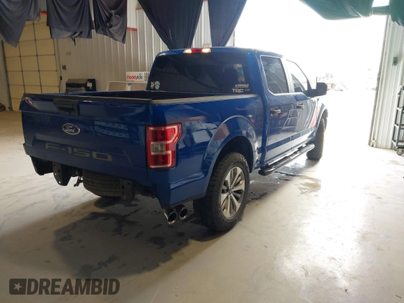 2018 Ford F-150 XL with VIN 1FTEW1C54JKD02494, listed as a IAAI auction lot 42024726 with 74,465 mi miles and . Bid and sale history available at DreamBid. Image 4.