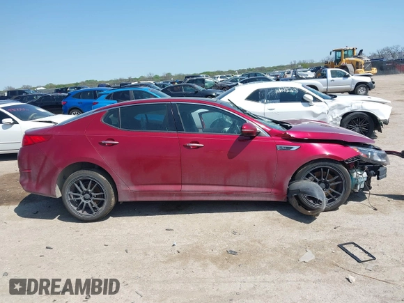 2014 Kia Optima SXL Turbo with VIN 5XXGR4A67EG323563, listed as a IAAI auction lot 41906029 with Not provided miles and . Bid and sale history available at DreamBid. Image 12.