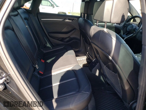 2017 Audi A3 Sedan Premium with VIN WAUB8GFF3H1037486, listed as a Copart auction lot 49623694 with 54,201 mi miles. Bid and sale history available at carsss.com. Image 10.