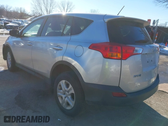 2015 Toyota RAV4 LE with VIN JTMBFREV8FJ050857, listed as a IAAI auction lot 41319739 with 144,441 mi miles. Bid and sale history available at carsss.com. Image 3.