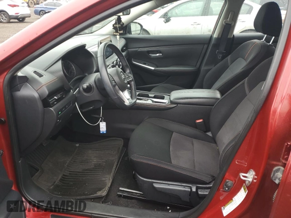 2021 Nissan Sentra SR with VIN 3N1AB8DV2MY211962, listed as a Copart auction lot 55262985 with 38,957 mi miles and Salvage Title. Bid and sale history available at DreamBid. Image 7.