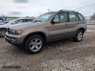 2004 BMW X5 3.0i with VIN 5UXFA13534LU44304, listed as a Copart auction lot 48741885 with 182,071 mi miles and Salvage Title. Bid and sale history available at carsss.com. Image 1.