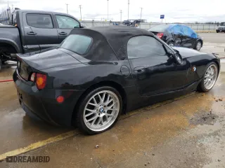 2003 BMW Z4 2.5i with VIN 4USBT33413LR63440, listed as a Copart auction lot 49595295 with 119,717 mi miles and Salvage Title. Bid and sale history available at carsss.com. Image 3.
