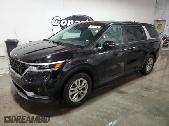 2024 Kia Carnival LX with VIN KNDNB4H31R6342573, listed as a Copart auction lot 87303564 with 41,574 mi miles and Clean Title. Bid and sale history available at carsss.com. Image 1.