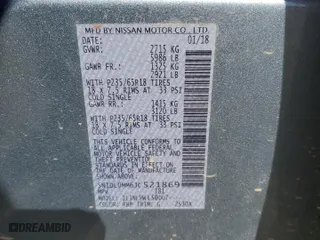 2018 Infiniti QX60 with VIN 5N1DL0MM6JC521869, listed as a Copart auction lot 52713245 with 136,753 mi miles and Clean Title. Bid and sale history available at carsss.com. Image 13.