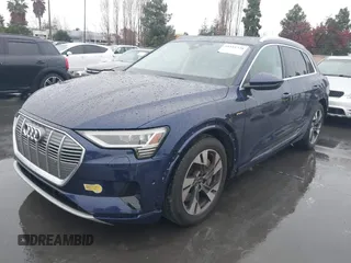 2022 Audi e-tron Premium Plus with VIN WA1LAAGE5NB022695, listed as a IAAI auction lot 41181338 with 14,711 mi miles and . Bid and sale history available at DreamBid. Image 21.