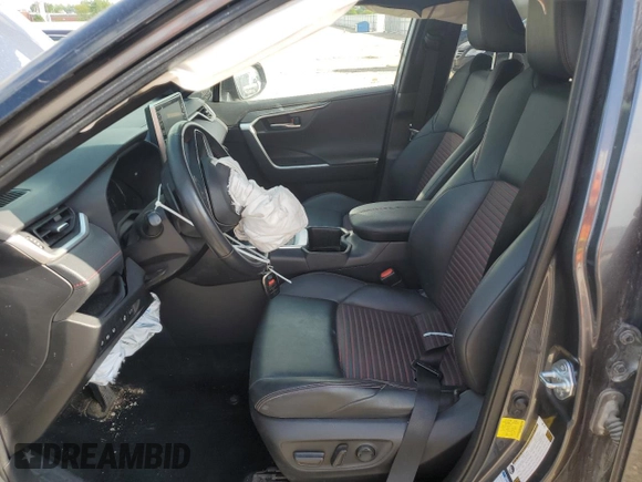 2022 Toyota RAV4 XSE with VIN JTMEB3FV4ND076096, listed as a Copart auction lot 58802695 with 141,543 mi miles and Salvage title. Bid and sale history available at DreamBid. Image 7.