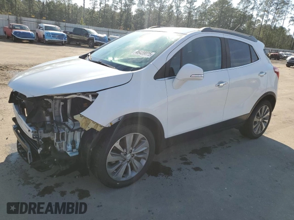 2018 Buick Encore Preferred with VIN KL4CJASB6JB668884, listed as a Copart auction lot 46439025 with 59,406 mi miles and Salvage Title. Bid and sale history available at DreamBid. Image 1.