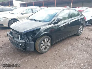 2017 Hyundai Accent SE with VIN KMHCT4AE3HU280843, listed as a IAAI auction lot 41545462 with 107,428 mi miles. Bid and sale history available at carsss.com. Image 2.