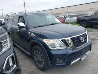 2018 Nissan Armada SL with VIN JN8AY2ND5JX003008, listed as a IAAI auction lot 41632108 with 48,645 mi miles. Bid and sale history available at carsss.com. Image 1.