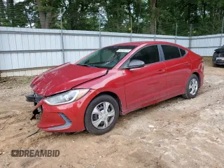 2017 Hyundai Elantra SE with VIN KMHD74LF6HU076178, listed as a Copart auction lot 60259225 with 77,626 mi miles and Salvage title. Bid and sale history available at DreamBid. Image 1.