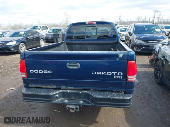 2004 Dodge Dakota SLT with VIN 1D7HG42N44S519910, listed as a IAAI auction lot 41737881 with 154,008 mi miles. Bid and sale history available at carsss.com. Image 16.
