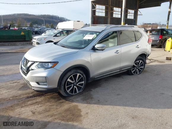 2019 Nissan Rogue S with VIN 5N1AT2MV5KC764923, listed as a IAAI auction lot 41584611 with 91,356 mi miles. Bid and sale history available at carsss.com. Image 18.