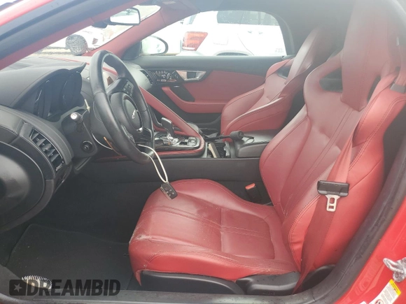 2014 Jaguar F-Type S with VIN SAJWA6FC2E8K01114, listed as a Copart auction lot 74242084 with Not Provided miles and Salvage Title. Bid and sale history available at DreamBid. Image 7.