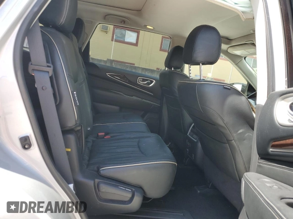 2019 Infiniti QX60 Luxe with VIN 5N1DL0MN5KC520870, listed as a Copart auction lot 61507995 with 55,921 mi miles and Salvage title. Bid and sale history available at DreamBid. Image 11.