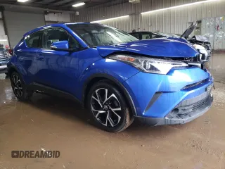2018 Toyota C-HR XLE with VIN NMTKHMBX3JR018234, listed as a Copart auction lot 49472275 with 76,112 mi miles and Salvage Title. Bid and sale history available at DreamBid. Image 4.