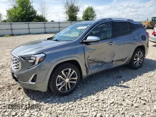 2019 GMC Terrain Denali with VIN 3GKALXEX4KL193256, listed as a Copart auction lot 64475745 with 71,243 mi miles and Salvage title. Bid and sale history available at DreamBid. Image 1.