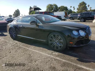 2014 Bentley Continental GT with VIN SCBFC7ZAXEC094256, listed as a Copart auction lot 62383493 with 45,392 mi miles and . Bid and sale history available at DreamBid. Image 4.