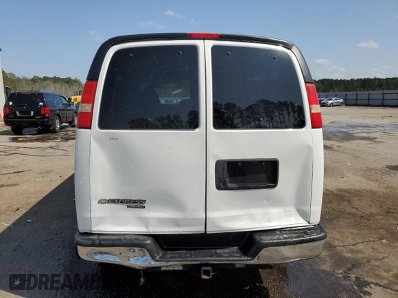2013 Chevrolet Express Passenger LT with VIN 1GAZG1FG5D1181571, listed as a Copart auction lot 50826845 with 335,540 mi miles and Salvage title. Bid and sale history available at DreamBid. Image 6.