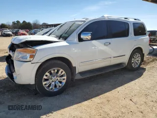 2015 Nissan Armada Platinum z VIN 5N1BA0NF1FN603453, wystawiony jako Copart lot #46428755 z przebiegiem Nie podano mil oraz Szkody całkowita. Historia ofert i sprzedaży dostępna na DreamBid. Obrazek 1.